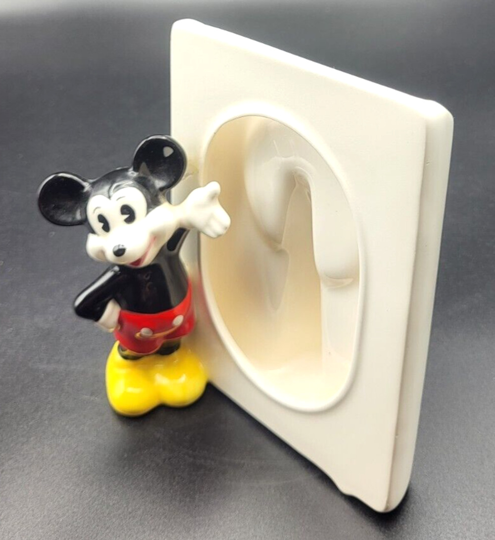 Disney Tokyo Mickey Mouse 3D Frame White Ceramic 4.5x5" Super Cute